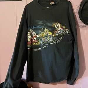 Vintage Looney Toons Harley Davidson long sleeve
